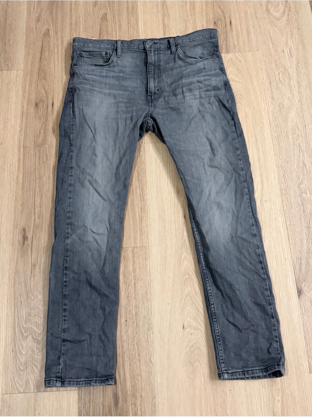 Levi’s 510 Men’s Skinny Fit Stretch Denim Jeans size 36x30 Gray Wash Faded